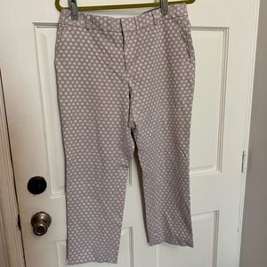 Banana Republic Polka Dot Pants - Gray Hampton Fit